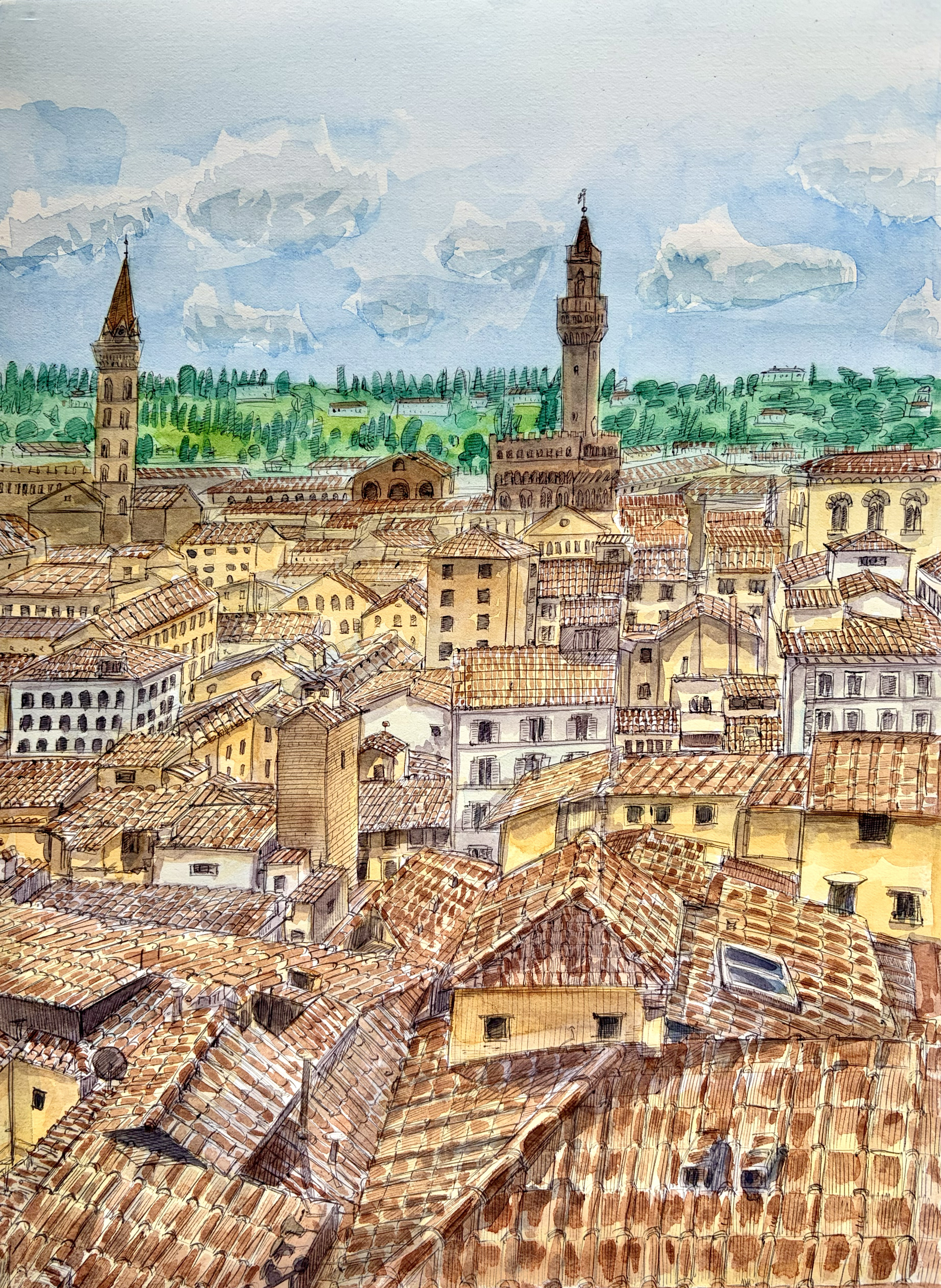 Red roofs of Florence